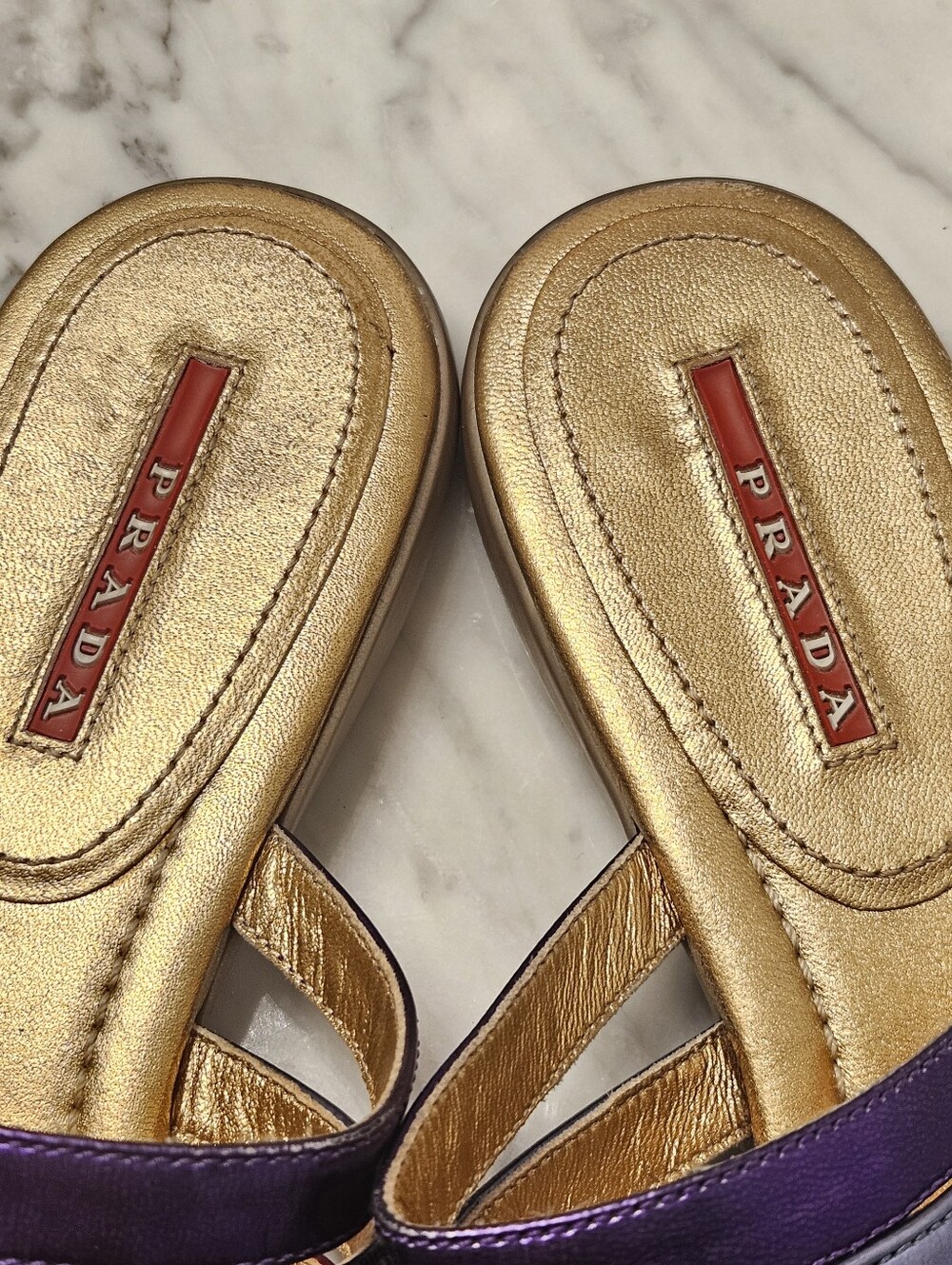 PRADA THONG SANDALS - Picture 6 of 9